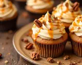 Délicieux cupcakes au caramel et noix de pécan, la meilleure recette cupcake pour un goûter gourmand.