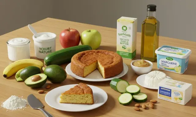 Gâteau moelleux, avocats, bananes, courgettes, yaourt, compote de pommes : des ingrédients pour remplacer le beurre et cuisiner sainement.